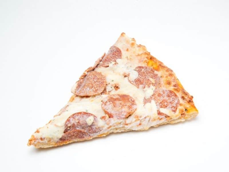frozen pizza slice