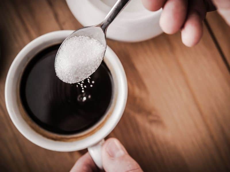 sugar and coffee